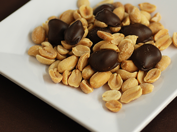 Dark Chocolate Covered Peanuts