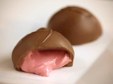Milk Chocolate Raspberry Cream Center