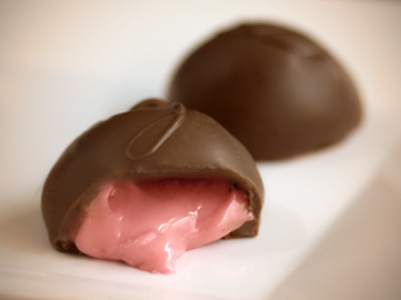 Dark Chocolate Raspberry Cream Center