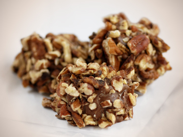 Milk Chocolate Pecan Nut Roll