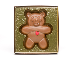 Milk Chocolate Bear with Heart