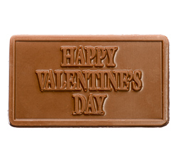 Happy Valentine’s Day Greeting Bar Milk Chocolate