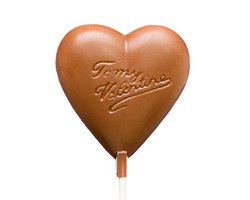 To My Valentine Milk Chocolate Sucker