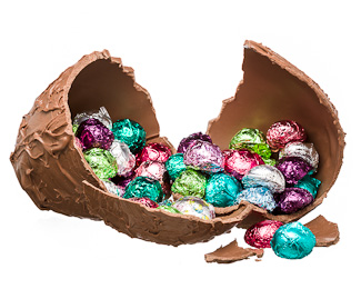 Large Egg Filled with Candy – 48pcs
