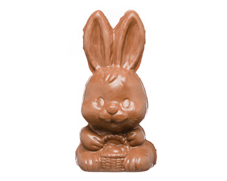 Milk Chocolate Bunny with Basket