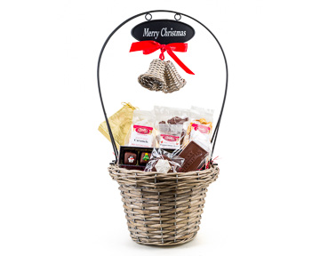 Merry Christmas Basket (Round)