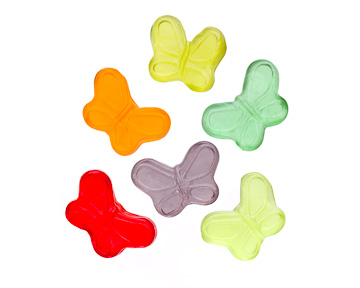 Assorted Gummi Mini-Butterflies