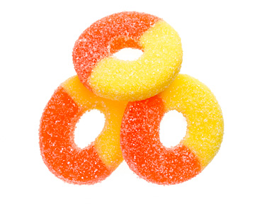 Gummi Peach Rings