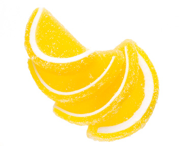 Lemon Fruit Jelly Slices