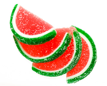 Watermelon Fruit Jelly Slices