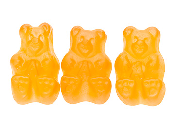 Onery Orange Gummi Bears