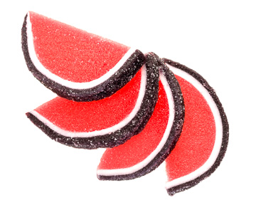 Black Cherry Fruit Jelly Slices